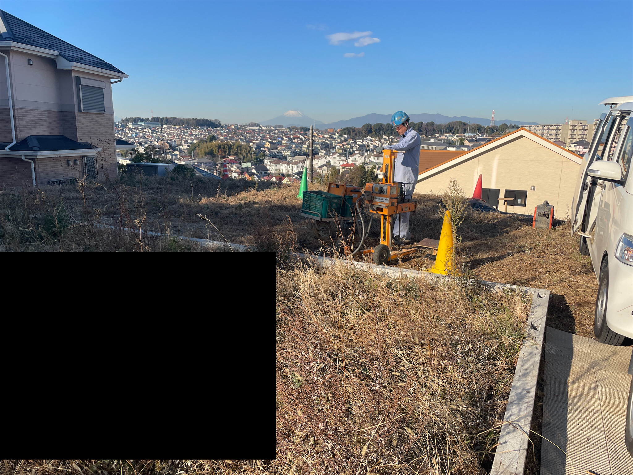 横浜市　新築工事地盤調査